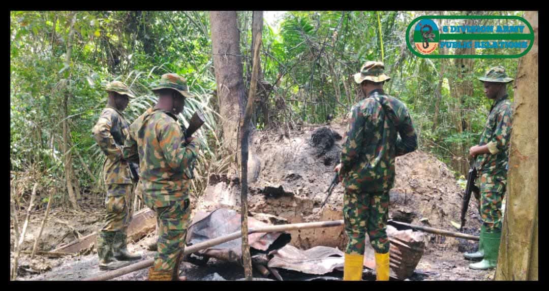 army-illegal-refineries-niger-delta