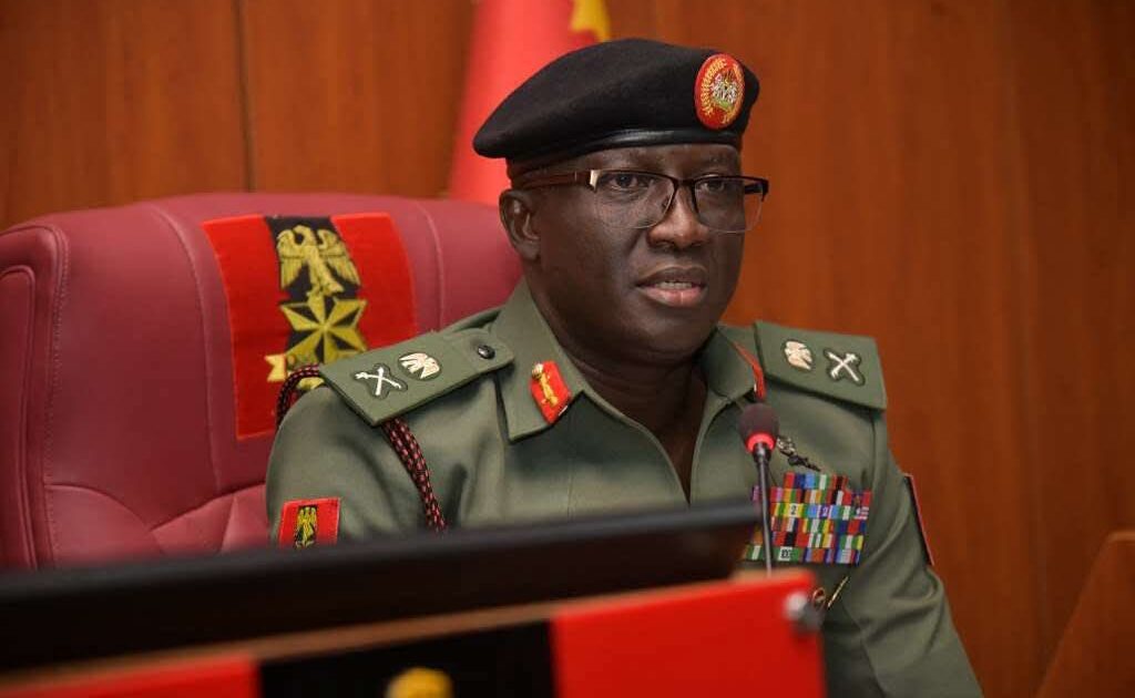 Nigerian Army Chief Waidi Shaibu