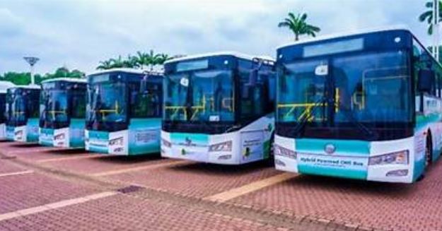 CNG hybrid buses as part of Nigeria's gas infrastructure expansion