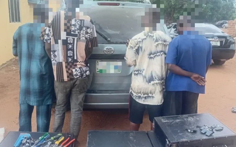 Suspected telecom vandals arrested in Oyo