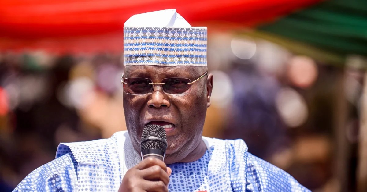 Atiku Abubakar speaking at public event