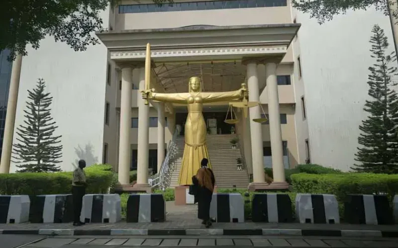 Federal High Court, Abuja, where Boko Haram member Alkali Yarima was sentenced to death by hanging. Photo: Vanguard.