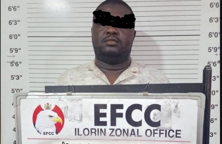 Adegoke Oluwatobi Adams EFCC Ilorin arrest photo