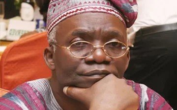 Femi Falana at a speaking engagement