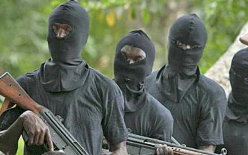 Armed masked men bandits criminal activity