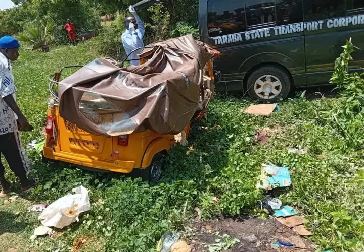 Scene of the road accident along the Funtua-Katsina Highway