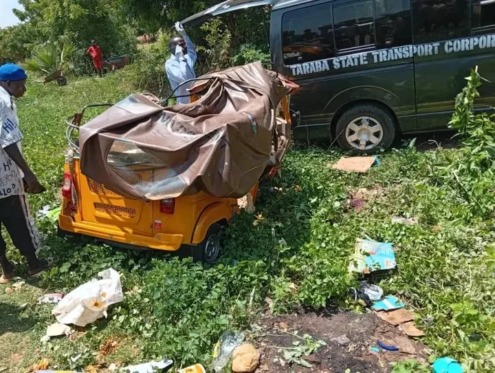 Scene of the road accident along the Funtua-Katsina Highway