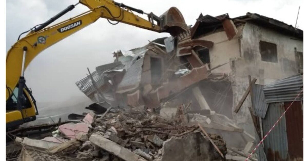 Lagos demolition of illegal structures