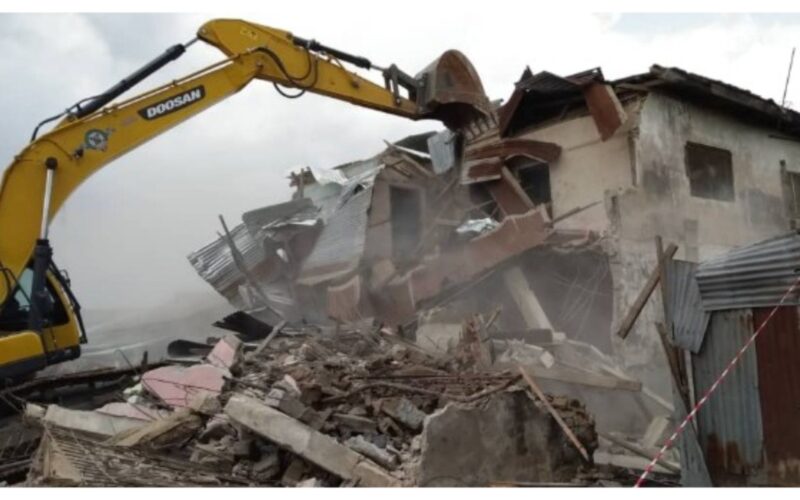 Lagos demolition of illegal structures