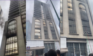 Fire at Lagos Island building housing Polaris Bank
