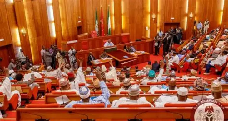 Nigerian Senate chamber in session