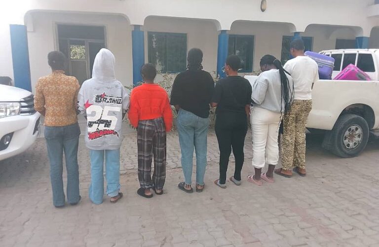 People rescued in an anti-trafficking operation at a NAPTIP-related facility