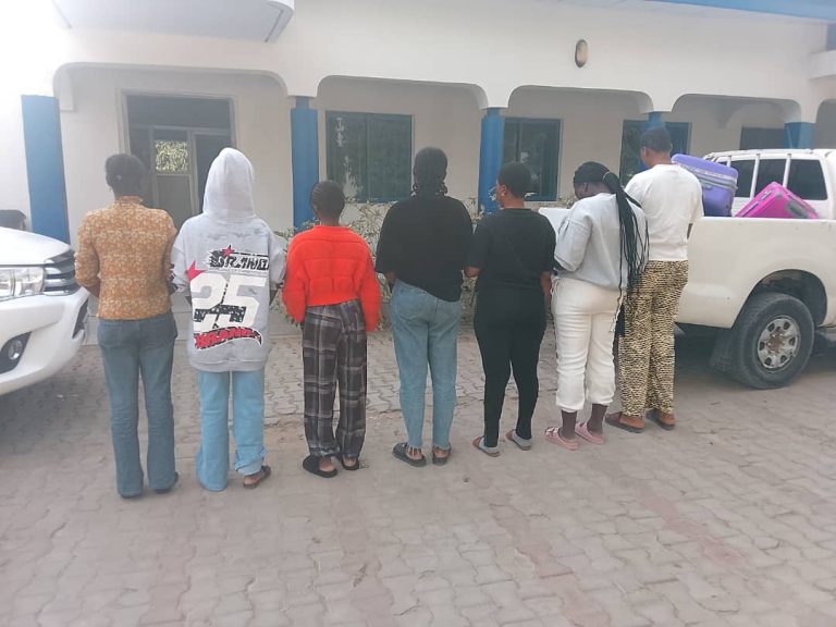 People rescued in an anti-trafficking operation at a NAPTIP-related facility