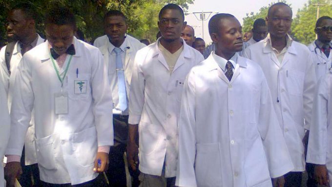Nigerian Association of Resident Doctors strike imagery