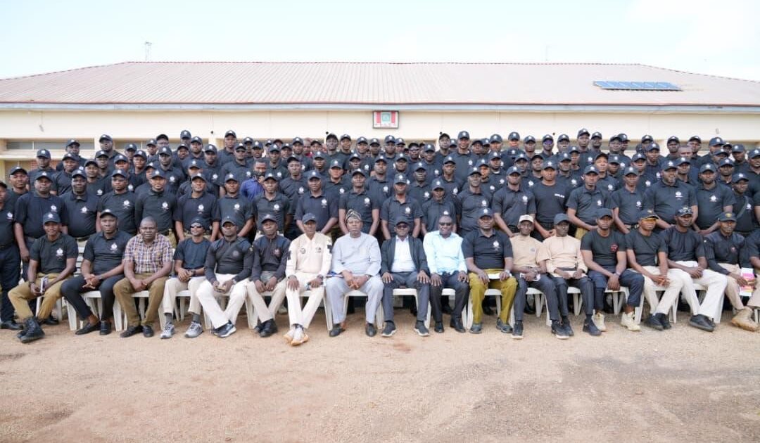 NDLEA officers during weapons training induction