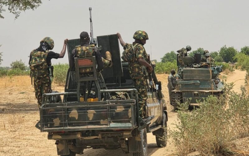 Nigerian troops on security operation