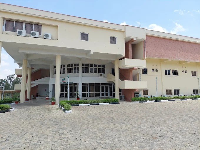 Exterior view of the National Institute for Policy and Strategic Studies (NIPSS) in Kuru, Plateau State, Nigeria