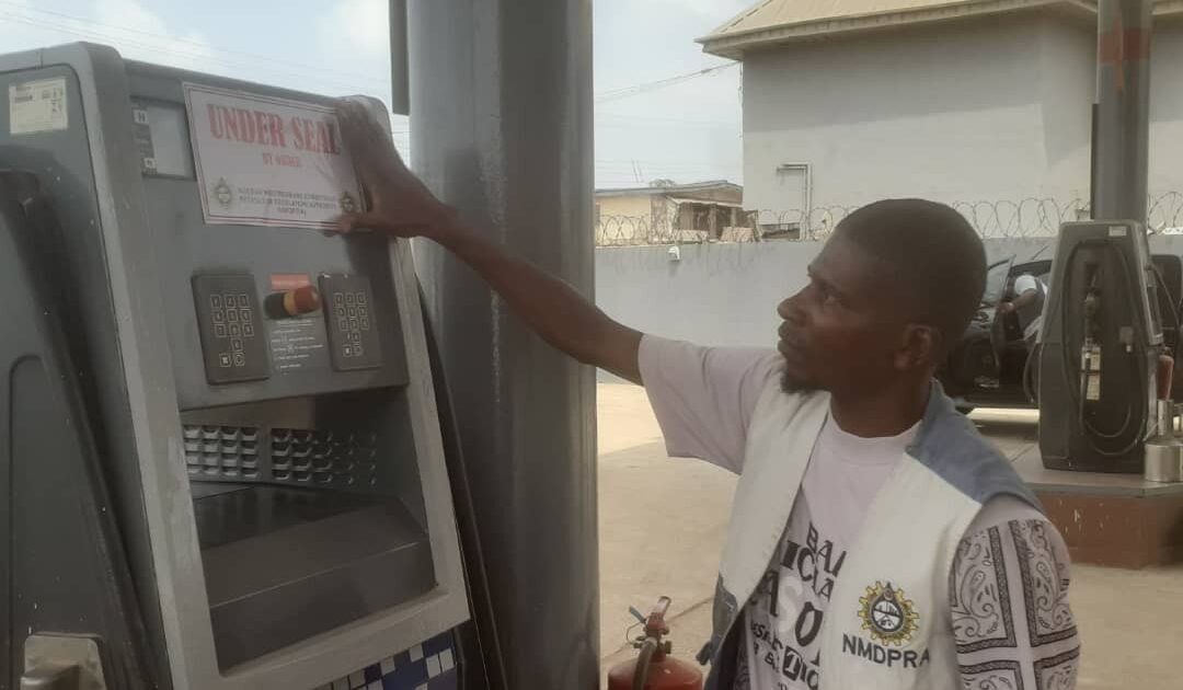 Fuel pump station in Nigeria