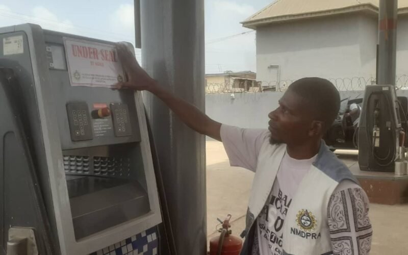 Fuel pump station in Nigeria