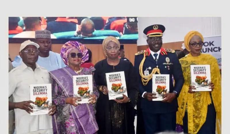 Adams Oshiomhole at NSCDC book presentation