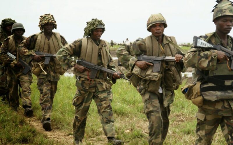 Nigerian troops