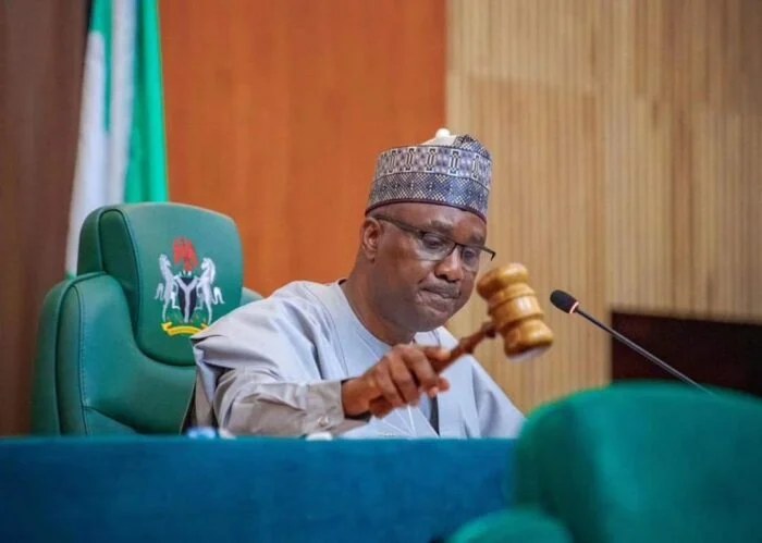Speaker Tajudeen Abbas presiding at the House of Representatives