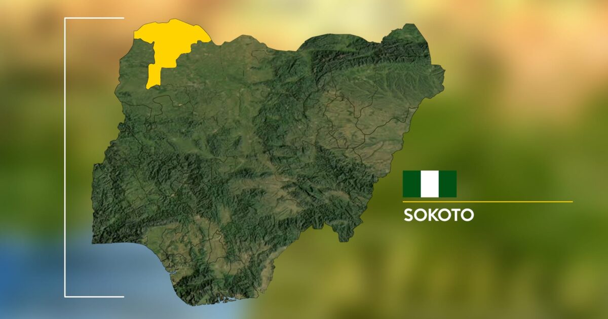 Map of Sokoto State showing location of Gandi community in Rabah LGA