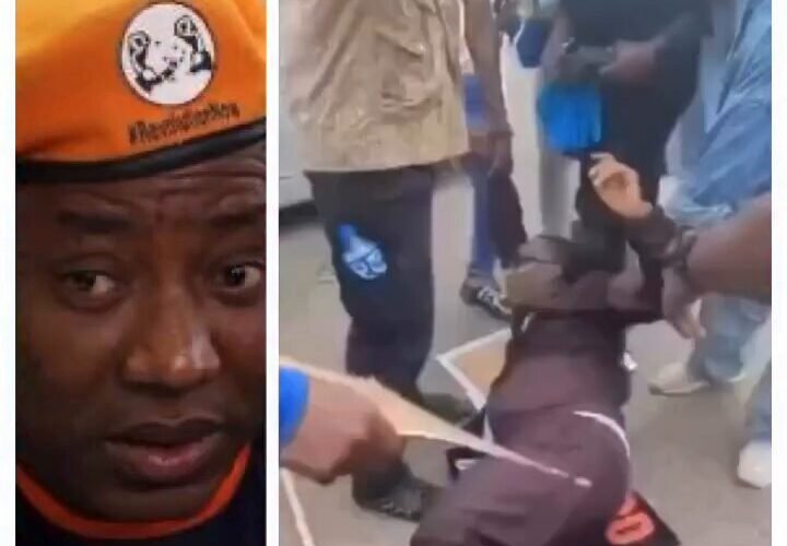 Sowore Collapses as Police Fire Teargas at June 12 Protesters in Abuja