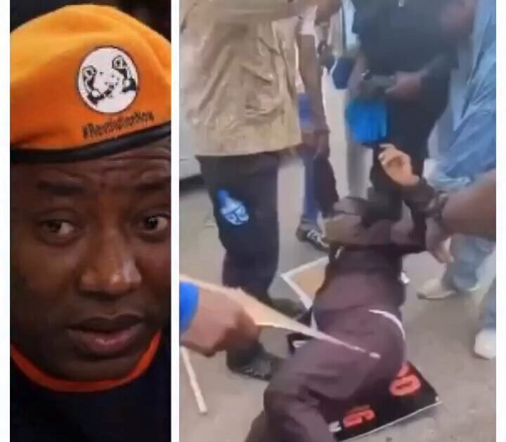 Sowore Collapses as Police Fire Teargas at June 12 Protesters in Abuja
