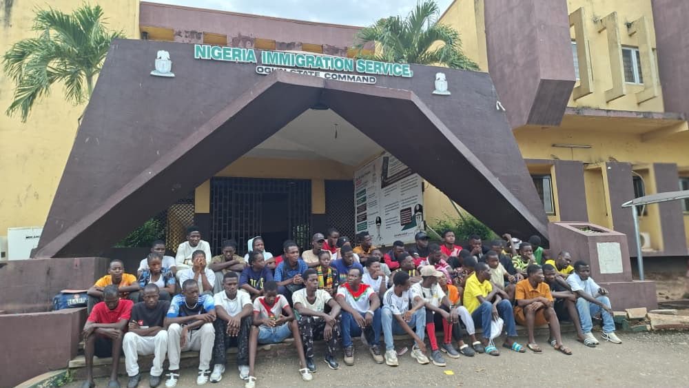 Suspected undocumented foreign nationals after Ogun security operation