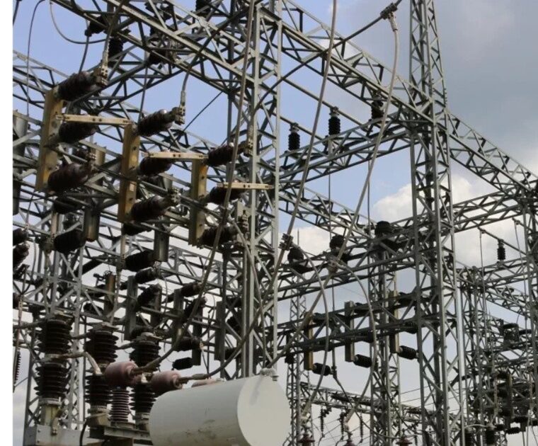 Electricity transmission infrastructure at a TCN facility. Photo: Daily Post