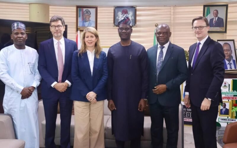 UK and Nigerian officials during economic cooperation talks