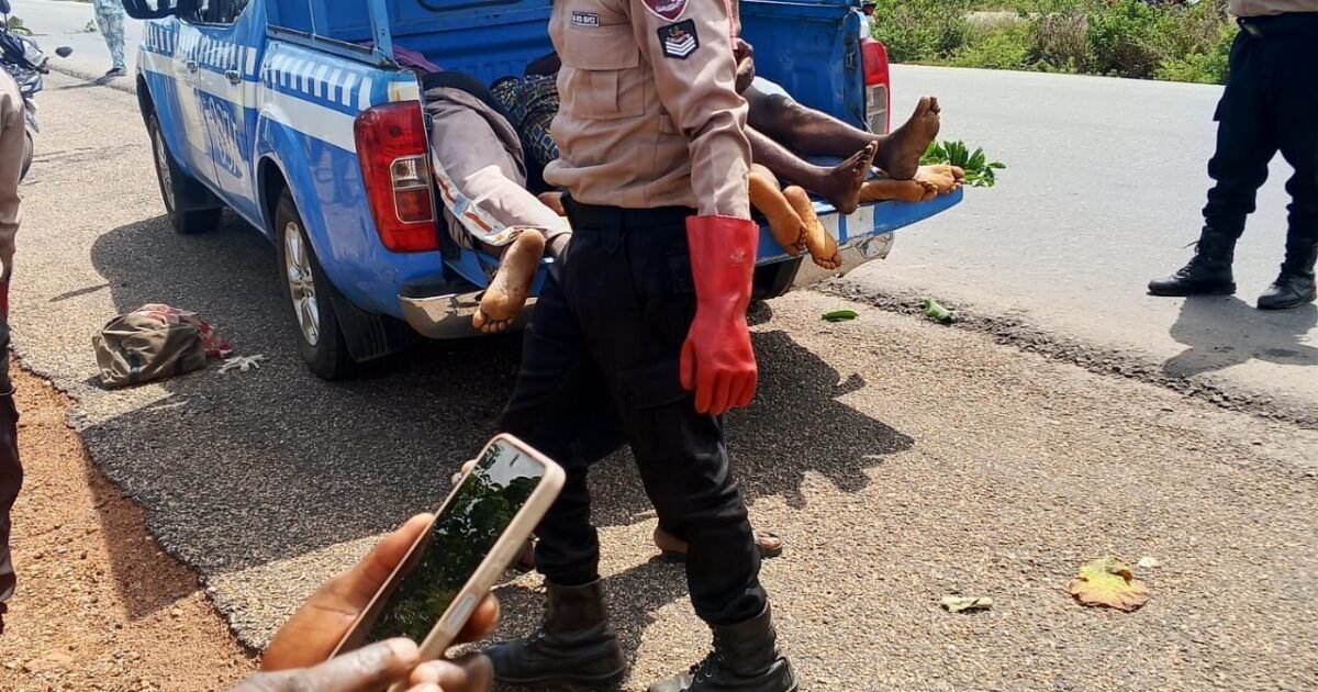 Scene from the Kogi road crash report