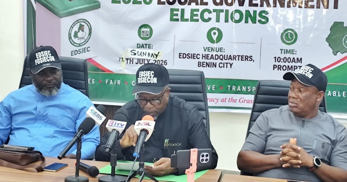 Edo local government election result scene