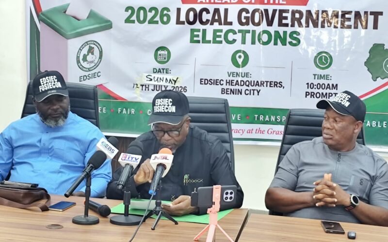 Edo local government election result scene