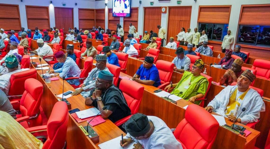 Nigerian Senate plenary chamber