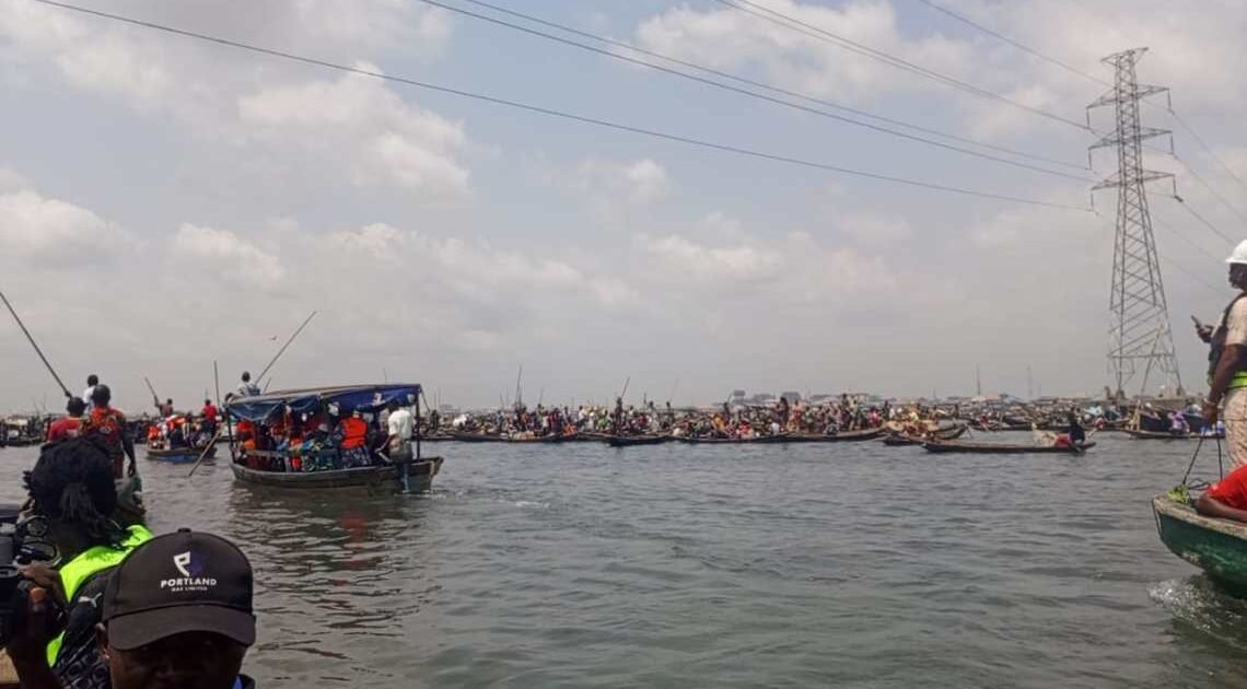 Makoko waterfront area in Lagos