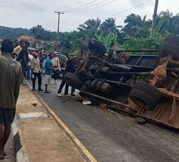FRSC accident scene image used for the Anambra truck crash report
