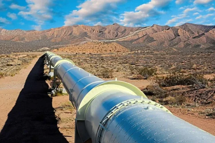 Gas pipeline infrastructure used as contextual image for the Nigeria-Morocco gas pipeline agreement
