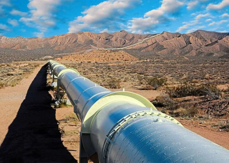 Gas pipeline infrastructure used as contextual image for the Nigeria-Morocco gas pipeline agreement