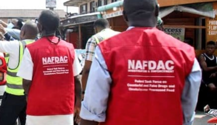 NAFDAC officials during an enforcement operation