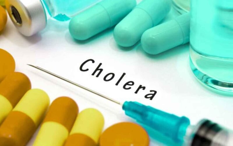 Cholera health illustration