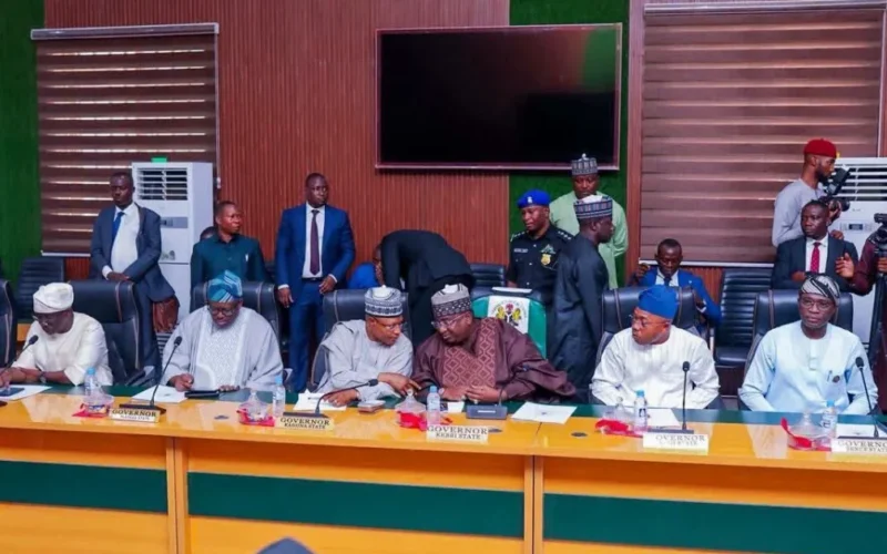 APC first-term governors at a meeting in Kebbi