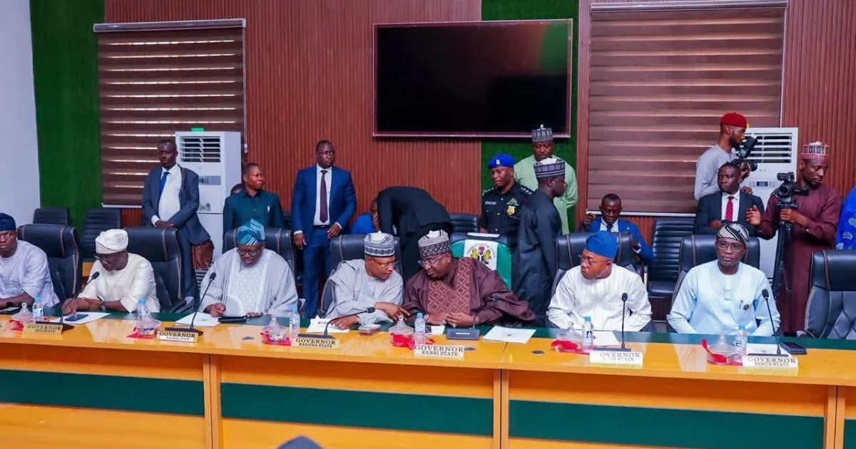 APC first-term governors at a meeting in Kebbi