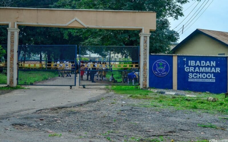 Ibadan Grammar School gate in Oyo State