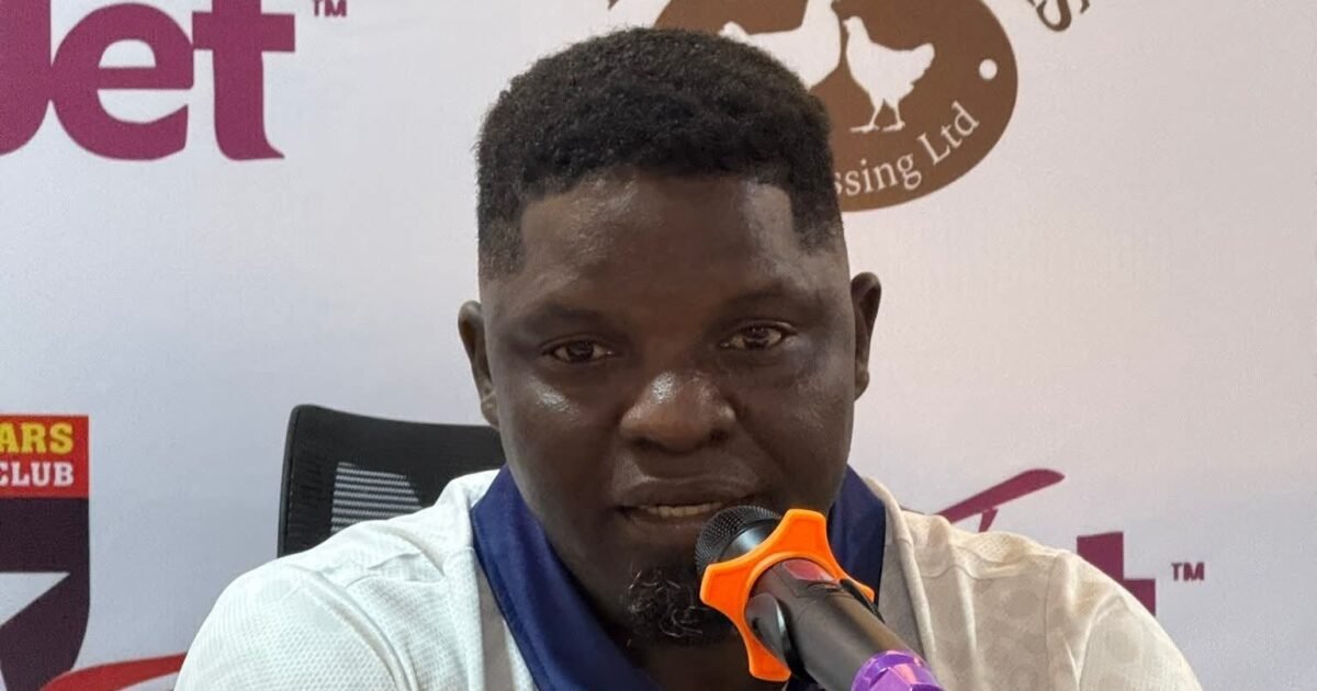 Daniel Ogunmodede speaks into a microphone. Photo: Premium Times