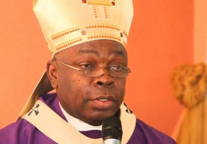 Archbishop Augustine Akubeze in church vestments
