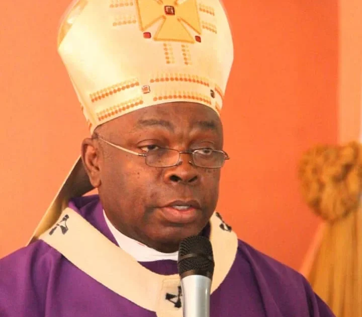 Archbishop Augustine Akubeze in church vestments