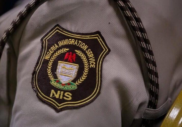 Nigeria Immigration Service uniform badge