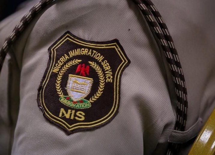 Nigeria Immigration Service uniform badge